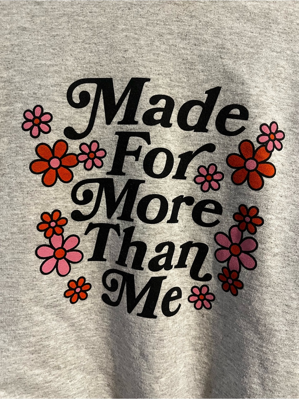 He Would Love First | “Made For More Than Me” Gray Gildan Crewneck Sweatshirt - Picture 4 of 7